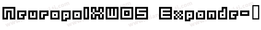 NeuropolXW05 Expande字体转换